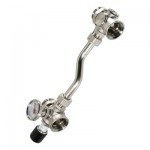 Байпас проходной с перепускным клапаном и термометром для коллекторов (VTc.594;596;588;589) (шт.)