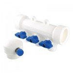 Коллектор PPR с отсечными кранами (3 вых.) (шт.) Коллектор PPR с отсечными кранами (3 вых.) (шт.)