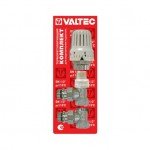Комплект термостатический д/рад. угл. 1/2" Valtec (шт.)