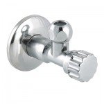 Кран шаровый угловой 1/2"х М10 цанга (шт.)