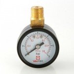Манометр Valtec D40 радиальный 1/4" 0-6 бар для редуктора (шт.)