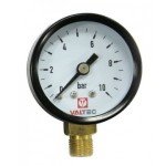 Манометр Valtec D40 радиальный 1/8" 0-10 бар для подпиточного клапана (шт.)