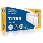 Радиатор биметалл Marek Titan, 1 секция - Польша, 365х96х80, 0,15 литра, 155 Вт (шт.)
