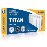 Радиатор биметалл Marek Titan, 1 секция - Польша, 365х96х80, 0,15 литра, 155 Вт (шт.)