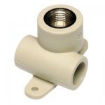 Тройник с РВ и креплением 20х1/2" EKOPLASTIK (шт.)