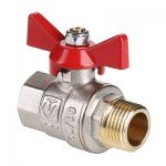 Кран шаровый 1/2" нв бабочка Valtec-Base (шт.)