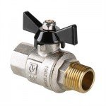 Кран шаровой VT PERFECT вн.-нар. 1/2" бабочка (шт.)