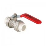 Кран латунный PPR с муфтами 20мм (шт.) Кран латунный PPR с муфтами 20мм (шт.)